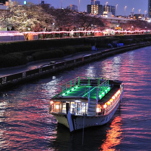 Tokyo cruise. Сумида Токио. Река Сумида. Круиз по реке Сумида. Yakatabune Boat.