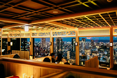 地上120m、夜景と味わう大人の和食時間。