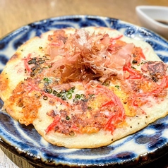 コンビーフチーズのヒラヤーチー(沖縄チヂミ)