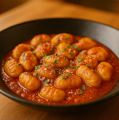 ニョッキトマトソースの写真