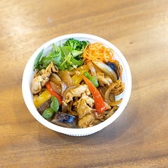 【Ｂ弁当】　茄子と豚肉のオイスター炒め丼