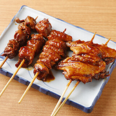 味のしみ込んだ鶏串はお酒との相性も抜群です