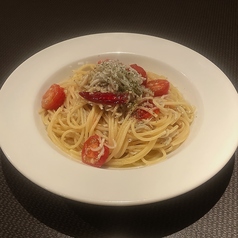 シラスのペペロンチーノ