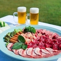 料理メニュー写真&nbsp;【ランチ限定】2時間飲み放題付「前菜からBBQ４種盛りなどが楽しめる10品コース」4000円→2980円