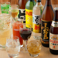 日本酒以外にもドリンクメニュー豊富にご用意ございます。