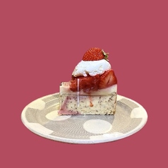 【いちごとホワイトチョコのアールグレイ】チーズケーキ