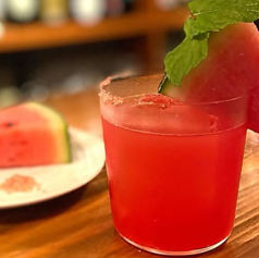 スイカのカクテル