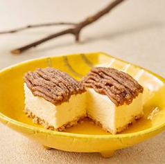豆腐レアチーズケーキ モンブラン仕立て