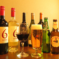 【充実のドリンクメニュー！】