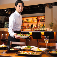 明るい接客と笑顔がウリ☆