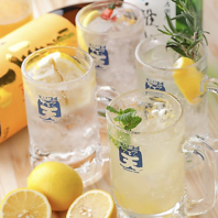 正統派から変わり種まで揃う◎こだわりのレモンサワー