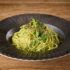 サルシッチャとほうれん草のパスタ