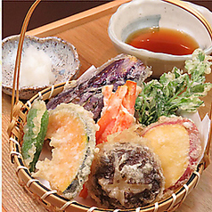 野菜天もり蕎麦