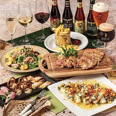 A.本店伝統のフリカデル含む料理全5皿6品「ベルジャンコース」