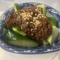 肉みそキュウリ