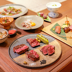 鉄板炎 銀座のコース写真