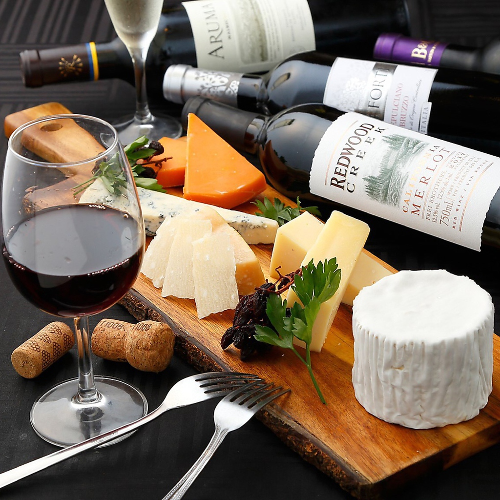 【一品】ワインに合うお料理を多数ご用意♪チーズとの相性も◎♪
