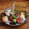 料理メニュー写真&nbsp;鮮魚のお造り4種盛合せ（1人前）