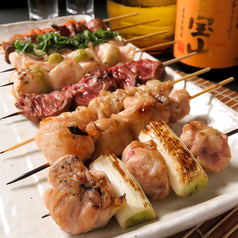 とりあえずおまかせ！串焼き5串盛り