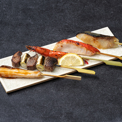 おまかせ魚串焼き 5本盛り合わせ