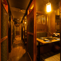 優雅な個室席を2名様～団体様まで♪