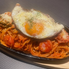 鉄板焼きナポリタン