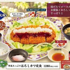 【さらに美味しくなりました】野菜たっぷりおろしカツ定食