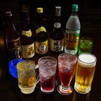 沖縄の夜を彩るドリンクを豊富にご用意しております♪