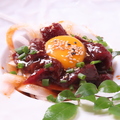 料理メニュー写真&nbsp;馬ユッケ