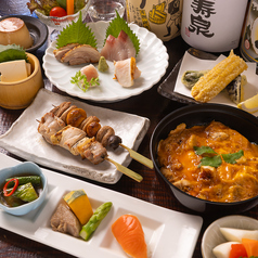 比内やサスケ郡山本店のコース写真