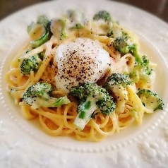 明太子とブロッコリーのクリームパスタ