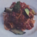 料理メニュー写真 茄子のミートソースパスタ