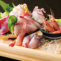 料理メニュー写真&nbsp;のど黒入りじわもん鮮魚豪華盛り合わせ