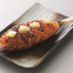 焼おにぎり串（醤油バター・味噌バター)
