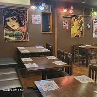 ≪異国情緒漂う店内≫