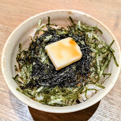 海苔バター醤油の〆ライス