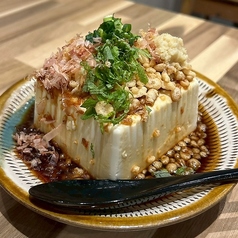 じゃこネギ豆腐