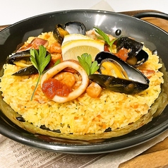 魚介のパエリア