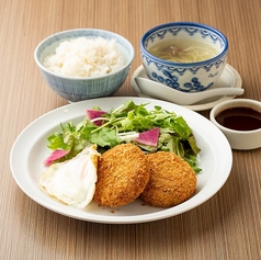 牛たんコロッケ定食