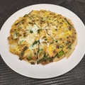 料理メニュー写真 エビニラチヂミ