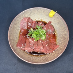 ハツのお刺身~出汁醤油で~
