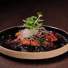 サーモンの香ばしレアソテー