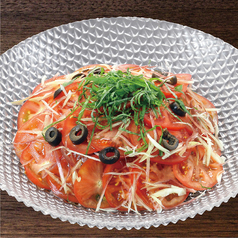 トマトと青じその夏サラダ