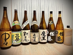 本格焼酎もレア物から定番物まで!「森伊蔵」あります!
