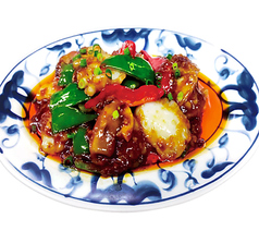 イカの四川風炒め