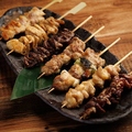 料理メニュー写真&nbsp;炭火焼き鳥七種盛り合わせ
