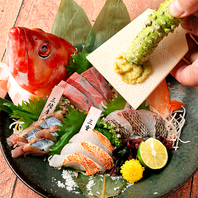 厳選！直送鮮魚！その日その日おすすめの鮮魚をご用意！