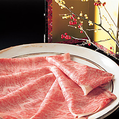 神戸牛と季節野菜のしゃぶしゃぶ (単品) ＜お一人様＞