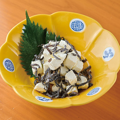 クリームチーズと塩昆布