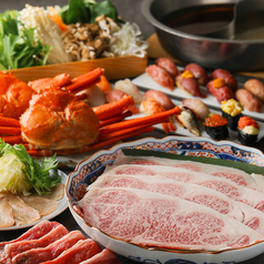 寿司としゃぶしゃぶ　No.8　梅田店のコース写真